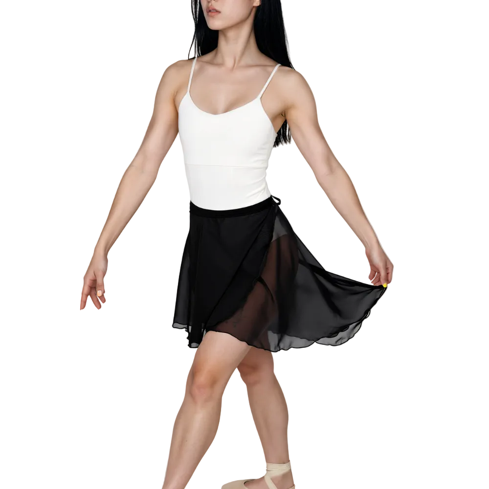 Contemporary High-Low Ballet Wrap Skirt