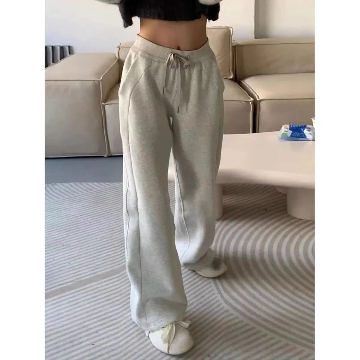 Oversized Wide-Leg Sweatpants – Y2K Vintage Joggers